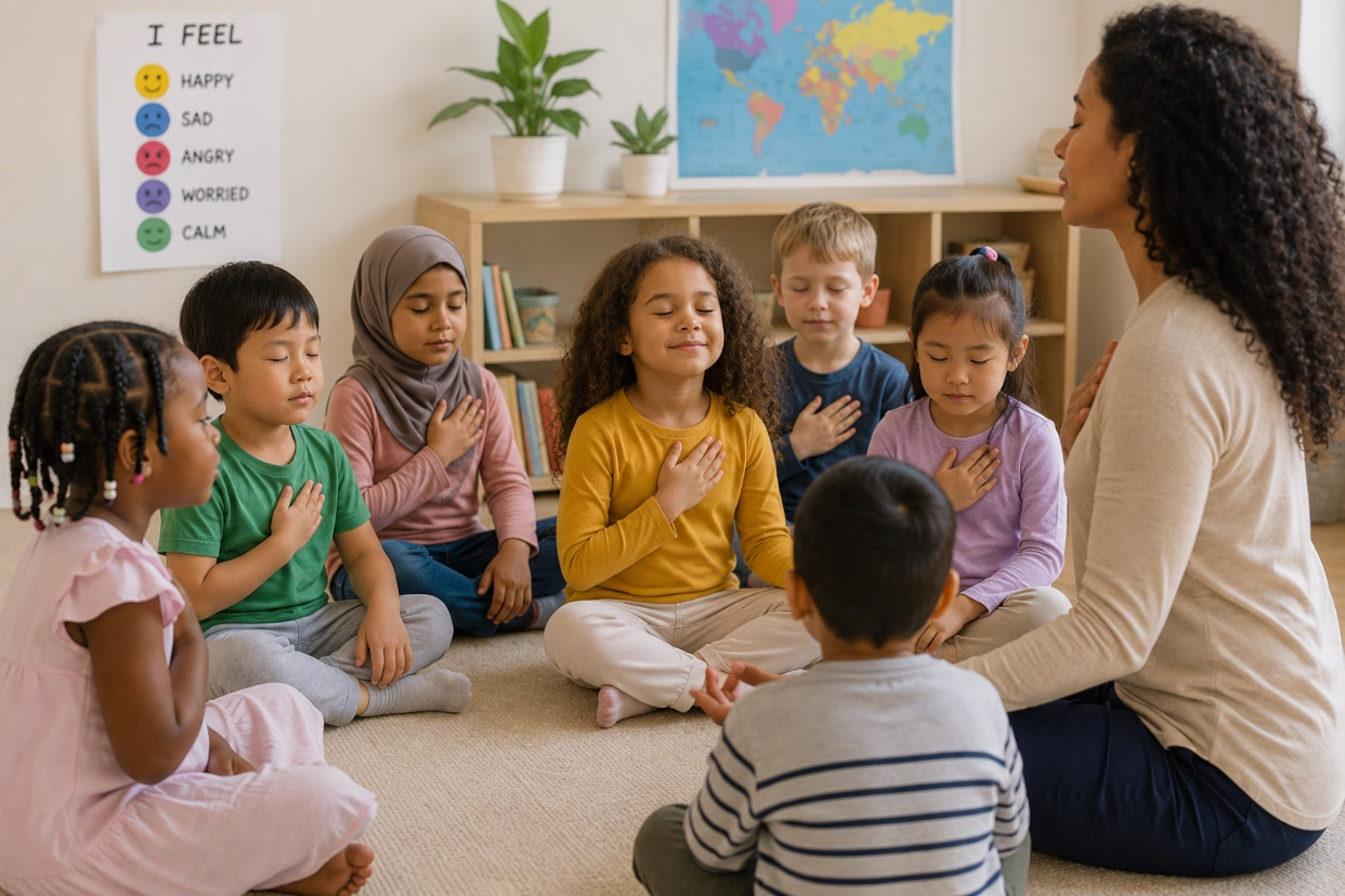 Parent coaching session with a child